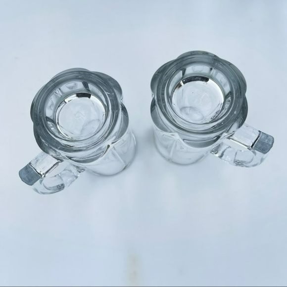 Set of Two Heavy Duty Beer Clear Glass‎ Mug - Picture 8 of 8